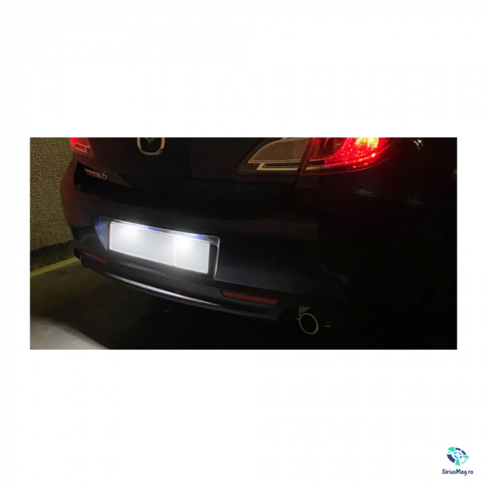 Set 2 Lampi Iluminare numar LED pentru Mazda 6 [2]