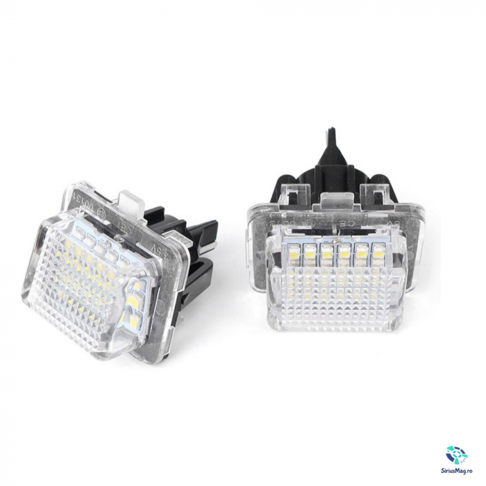 Set 2 Lampi Iluminare Numar LED pentru Mercedes W204 W221 [2]