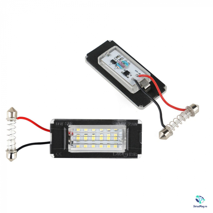 Lampi led iluminat numar canbus Mini Cooper R56 R57 R58 R59 [2]