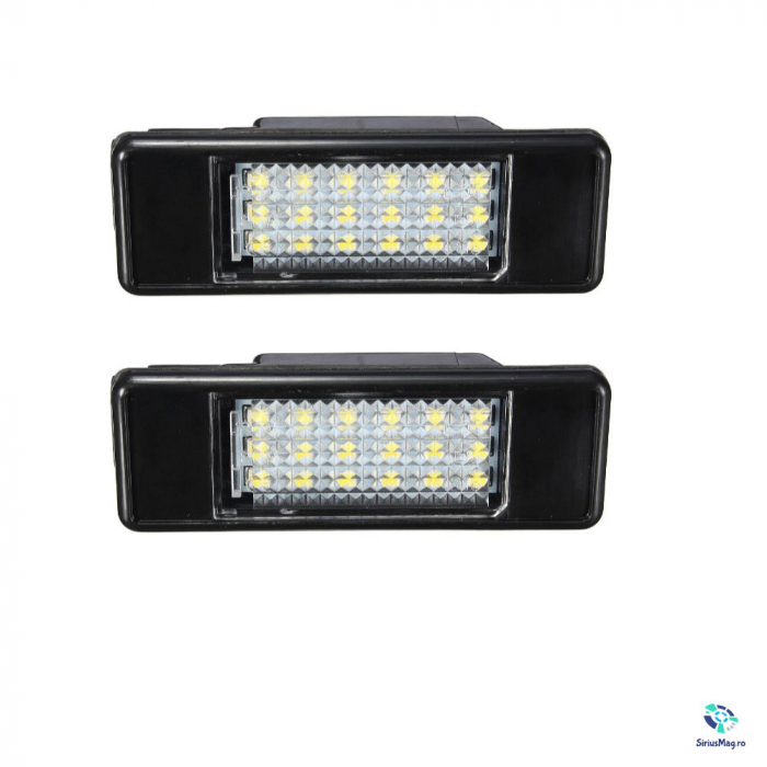 Set 2 Lampi Iluminare numar LED pentru Peugeot Citroen [2]