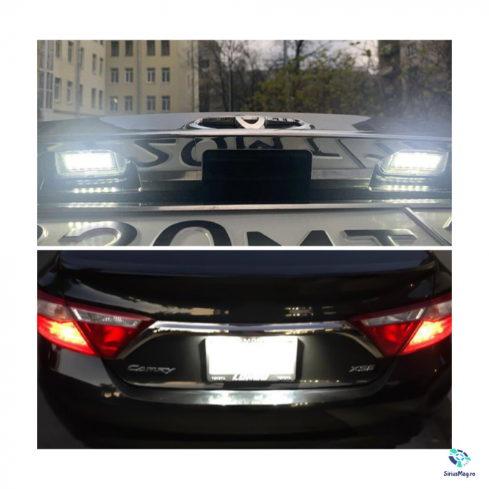 Set 2 Lampi Iluminare numar LED pentru Toyota [3]