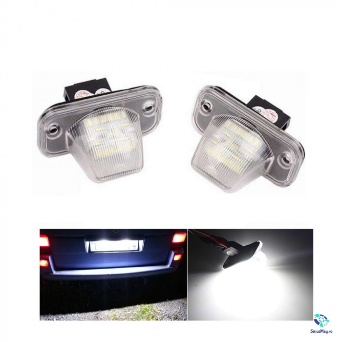 Set 2 Lampi Iluminare numar LED pentru Volkswagen Transporter [3]