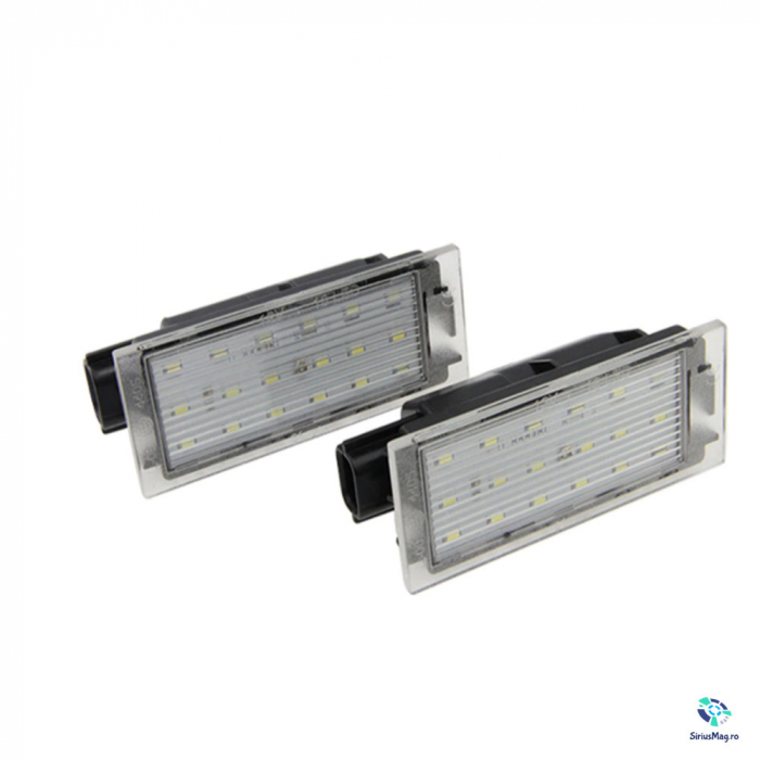 Set 2 Lampi Iluminare numar pentru LED Renault Megane [3]