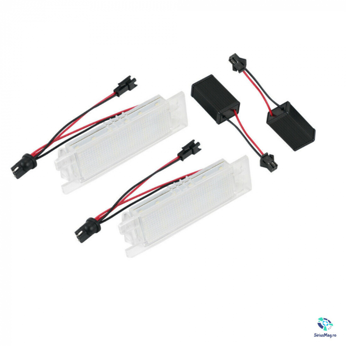 Set 2 Lampi LED Iluminare Numar Inmatriculare pentru Alfa Romeo [2]