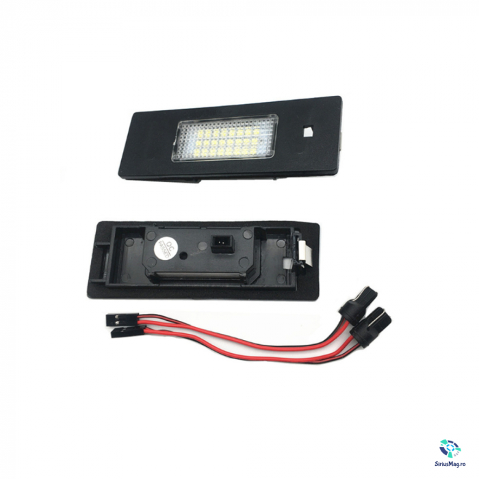 Set 2 Lampi LED Iluminare numar inmatriculare pentru BMW E63 [2]