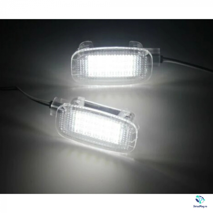 Set 2 Lampi Led Iluminare Portiera/Picioare/Portbagaj/Torpedou/Parasolar pentru Mercedes [4]