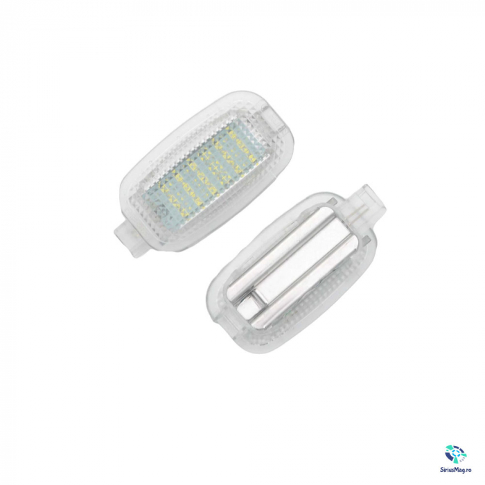 Set 2 Lampi Led Iluminare Portiera/Picioare/Portbagaj/Torpedou/Parasolar pentru Mercedes [2]