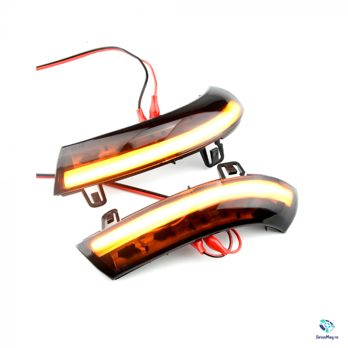 Set 2 Lampi Semnalizare LED Dinamice pentru Volkswagen Passat B5 B6 [2]