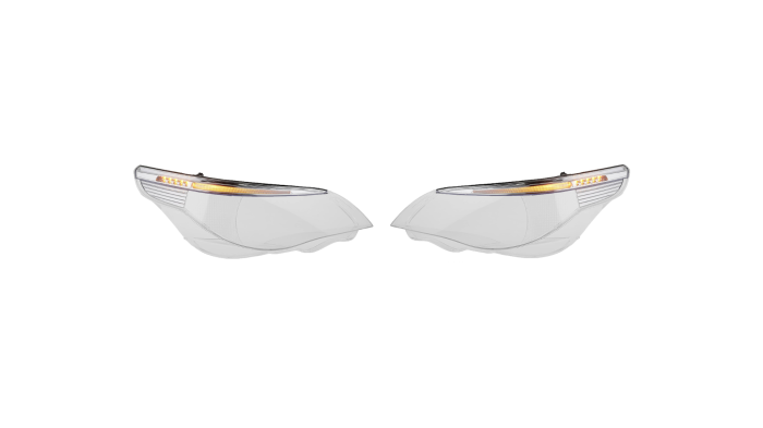 Set 2 sticle faruri pentru BMW E60 si E61 cu Spranceana [1]