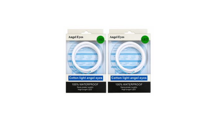 Set 4 Inele Cotton Angel Eyes 80+95 mm CANBUS, 6000K [4]