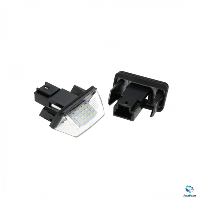 Set Lampi Iluminare numar LED Peugeot Partner 407 Citroen C4 [3]