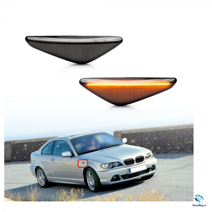 Set Lampi Semnalizari Dinamice pentru BMW E46 Coupe Cabrio [3]