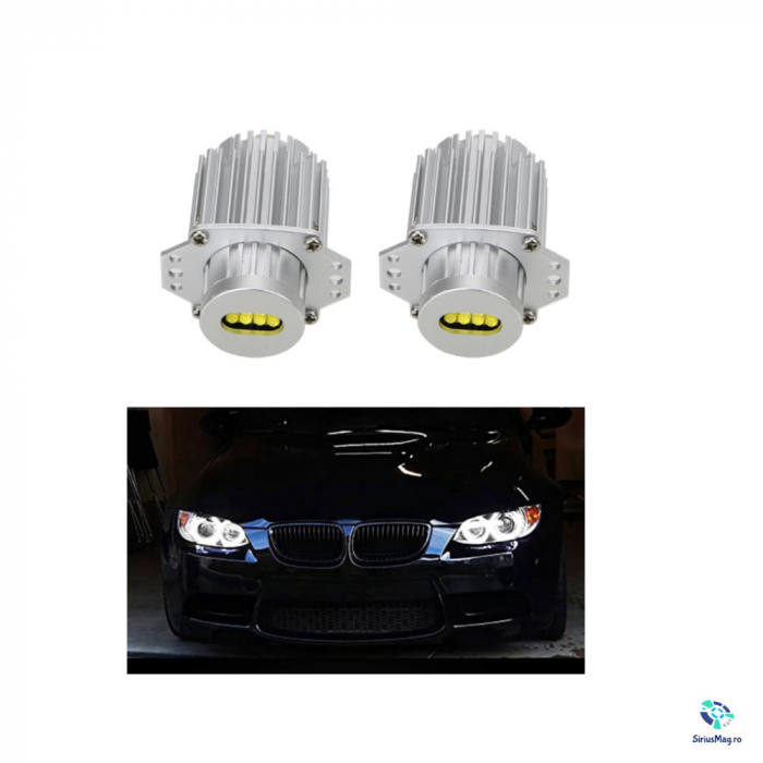 Set Led Marker Angel Eyes pentru BMW E90 E91 [4]