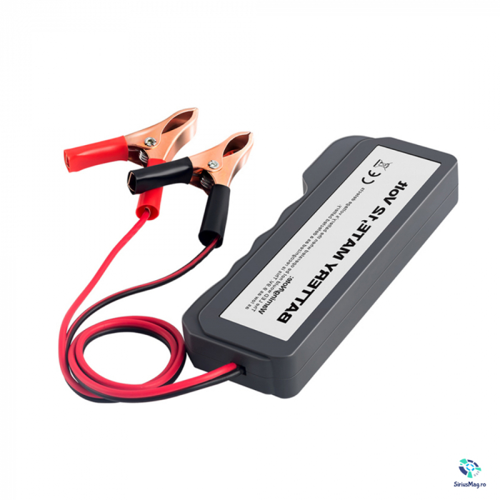 Tester Baterie Auto 12 V & Verificare Alternator & Stare Baterie [2]