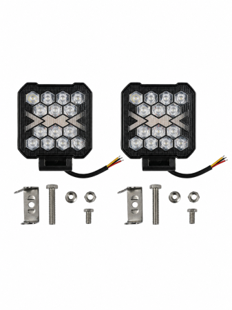 MAGAZIN - Set 2 proiectoare LED CO-LIGHT 40W, 8000 lm, 12V–24V, IP68, cu semnalizare, 4 inch