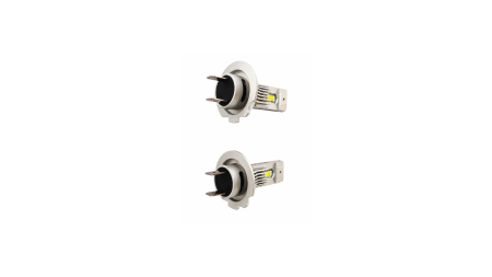 Set 2 becuri LED auto H7 Canbus C08, 20W, 21.000 lm, 6000K, cu ventilator [3]