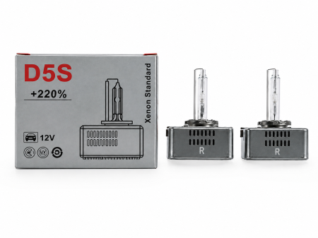 Set 2 becuri Xenon D5S 55W, 6000K, 9000 Lumeni, lumina alba rece