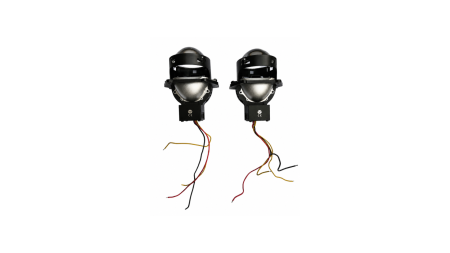 Set 2 lupe Bi-LED auto 3 inch A108, 6000K, 9–32V, fază scurtă și fază lungă [1]