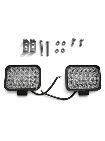 Set 2 proiectoare LED auto Off-Road 4 inch, 100W, 8000 lumeni, 6000K, 12V–24V [1]