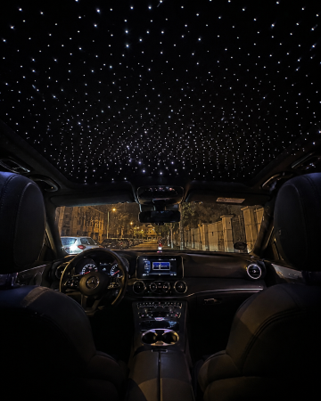 Kit Fibră Optică Plafon Înstelat Auto RGB, 250 Fire, Bluetooth [2]