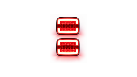 Set 2 Lampi Spate LED 12V–36V, Camion, Remorca, Utilaje [2]