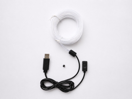 Banda LED RGB auto 3M, 7 culori, control pe fir, alimentare USB [5]