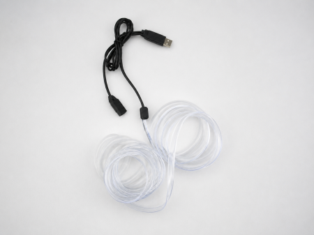 Banda LED RGB auto 3M, 7 culori, control pe fir, alimentare USB [4]