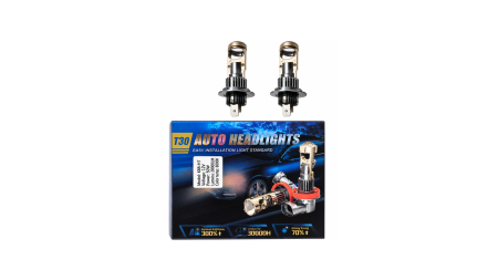 Becuri faza scurta/faza lunga - Set 2 Becuri LED H7 CANBUS cu Lupă, 280W, 28000 LM, 12V