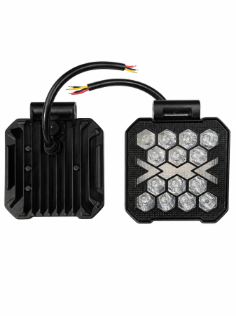 Set 2 proiectoare LED CO-LIGHT 40W, 8000 lm, 12V–24V, IP68, cu semnalizare, 4 inch [3]