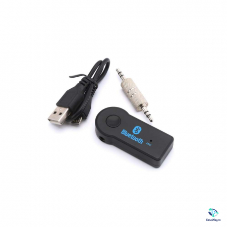 Adaptoare auxiliare - Adaptor Bluetooth Auxiliar Jack 3.55mm