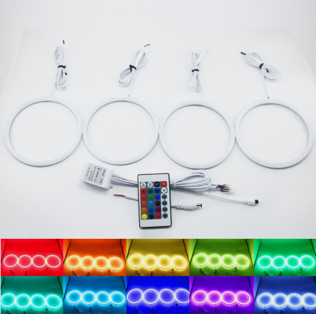Volkswagen - Kit Angel Eyes RGB Cotton 16 culori cu telecomanda VW Golf 5