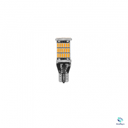 Bec Led T15 W16W Canbus - lumina portocalie [2]