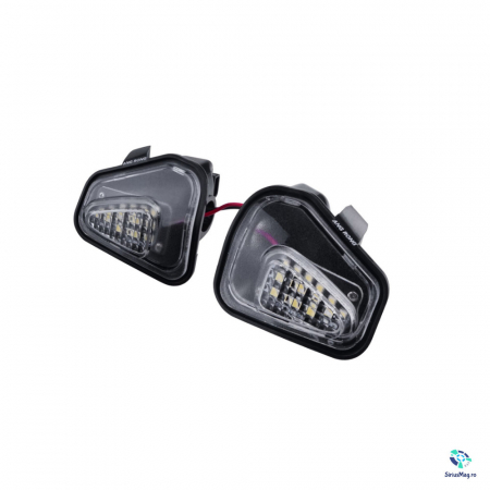 Lampi perimetru - Kit 2 Lampi Led sub oglinzi pentru VW Passat B7