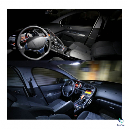 Kit Lampi Led Interior Peugeot Citroen [2]