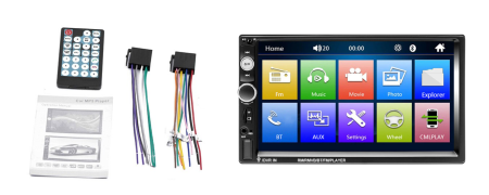 Renault - Player auto 2DIN 7010b Mp4, Mp5 7 inch, Bluetooth