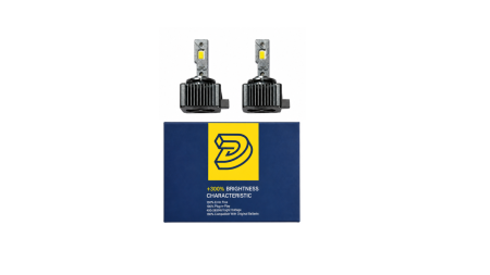 Xenon auto - Set 2 Becuri LED D3S CANBUS, 180W, 23.000 Lumeni, 6000K