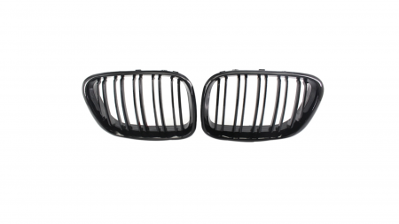 Grile aerisire - Set 2 grile duble, negru lucios, M Design pentru BMW X5 E53 Nonfacelift
