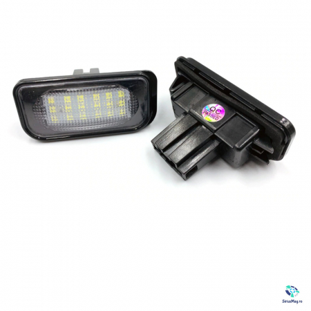 Set 2 Lampi Iluminare Numar Inmatriculare LED pentru Mercedes W203 [1]