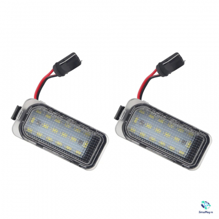 Set 2 Lampi Iluminare Numar LED pentru Ford si Jaguar [3]