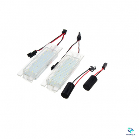 Tuning auto - Set 2 Lampi iluminare numar LED pentru Opel Astra H