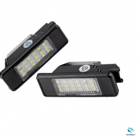 Set 2 Lampi Iluminare numar LED pentru Peugeot Citroen [2]