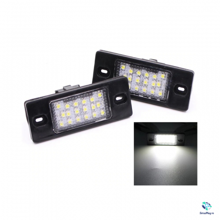 Set 2 Lampi Iluminare Numar Led pentru Volkswagen Porsche [3]