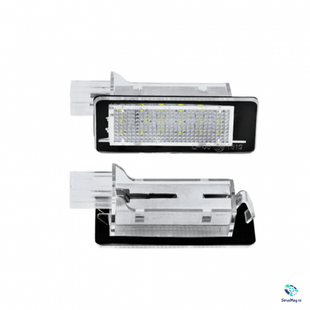 Set 2 Lampi LED Iluminare Numar Inmatriculare pentru Renault Clio [1]