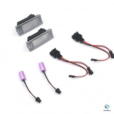 Skoda - Set 2 Lampi LED Iluminare Numar pentru Skoda Octavia & Superb
