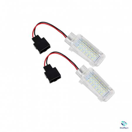 Tuning auto - Set 2 Lampi LED Iluminare Portbagaj pentru Audi & Skoda