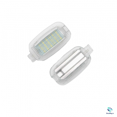 Set 2 Lampi Led Iluminare Portiera/Picioare/Portbagaj/Torpedou/Parasolar pentru Mercedes [1]