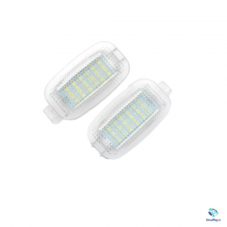 Mercedes-Benz - Set 2 Lampi Led Iluminare Portiera/Picioare/Portbagaj/Torpedou/Parasolar pentru Mercedes