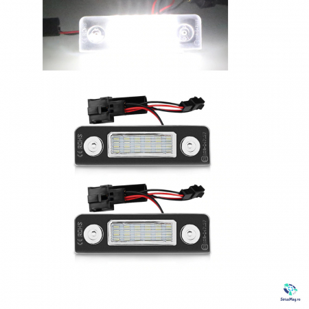 Set 2 Lampi LED numar inmatriculare pentru Skoda Octavia 2 [2]