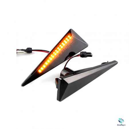 Semnalizatoare led - Set 2 Lampi Semnalizare LED Dinamice pentru Renault Megane