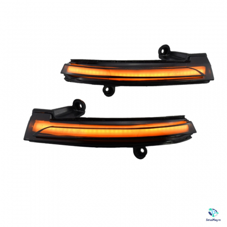 Semnalizatoare led - Set 2 Lampi Semnalizare LED Dinamice pentru Renault Megane